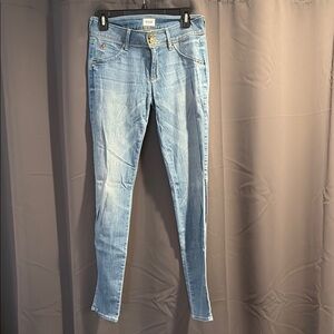 Hudson Jeans Women's Sky Blue Skinny Jeans
